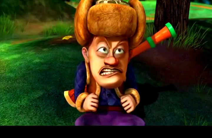 熊出没 光头强抓了吉吉国王,要拿去换奖金