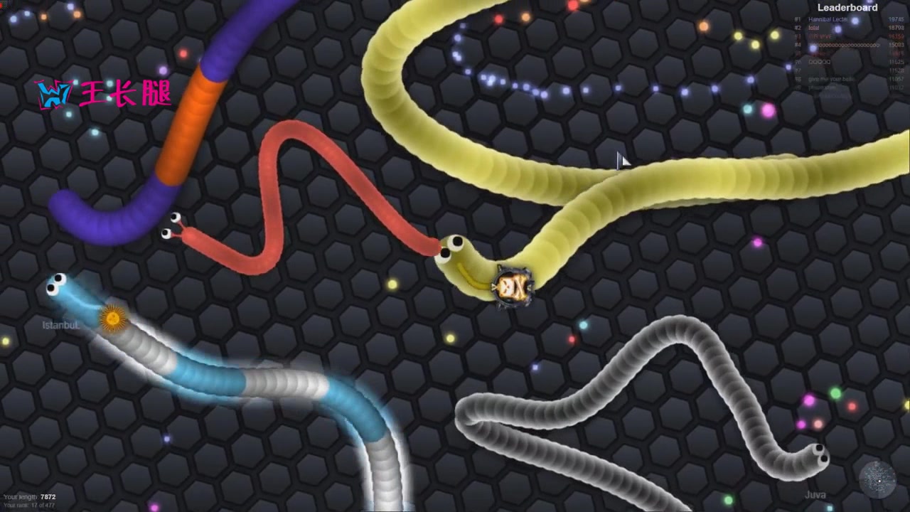 蛇蛇大作战:100000米大蛇王见谁干掉谁!其他蛇魂都丢了